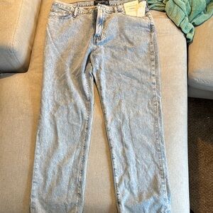 Abercrombie & Fitch Blue Relaxed Jeans